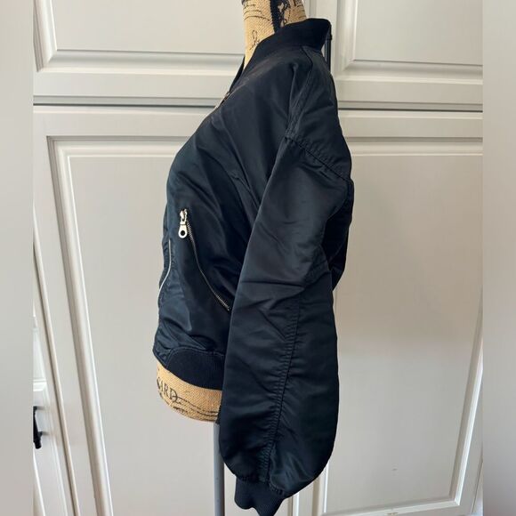 Club Monaco bomber jacket Unisex size small - Picture 3 of 5